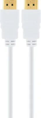 Zdjęcie produktu dla Schwaiger HDM0300042, 3 m, HDMI Typu A (Standard), HDMI Typu A (Standard), 3840 x 2160 px, Kompatybilność 3D, Biały