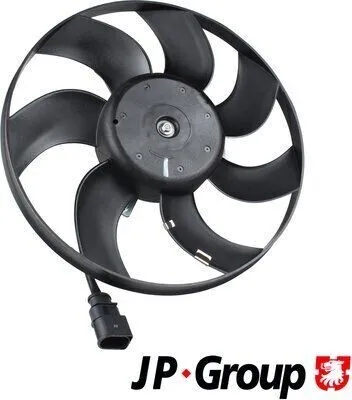 Produktbild von JP GROUP 1199101880 Lüfter Motorkühlung Kühlerlüfter für VW GOLF VI (5K1) Wasserkühler Ø290mm