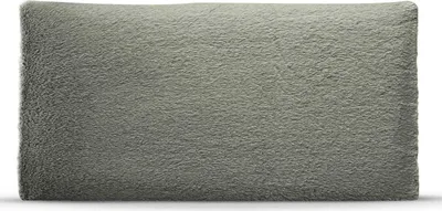 Obrázek produktu pro MG Design nástěnný panel 30 x 60 cm čalouněný - nástěnný panel pro snadnou montáž, z imitace kožešiny, s měkkou výplní, v šedé barvě