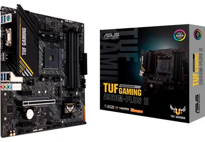 Produktbild von Asus 90Mb17G0-M0Eay0 Tuf Gaming A520M-Plus Ii//Am4,A520,M.2,Aura,Dp,Hdmi,Mb