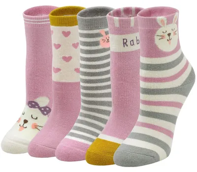 Productafbeelding van Warme Kids Sokken met Dierpatroon voor de Winter