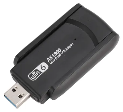 Obrázok produktu pre USB adaptér WiFi 6 s rýchlosťou 1800 Mbps, dvojpásmový bezdrôtový sieťový adaptér (2,4 GHz a 5 GHz) pre Windows 10 a 11