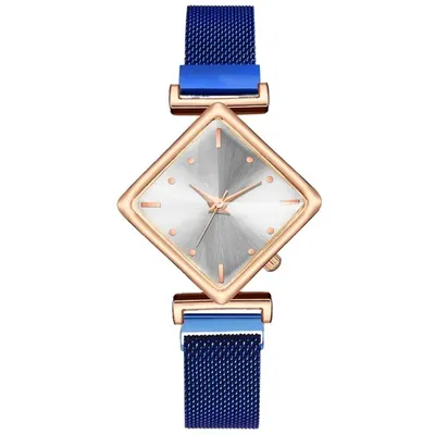 Produktbild von Stylische blaue Damenuhr Casual - Eleganz trifft Funktionalität KP33520