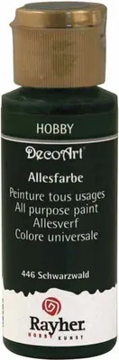 Obrázok produktu pre Matná univerzálna akrylová farba 59 ml - Čierna zelená
