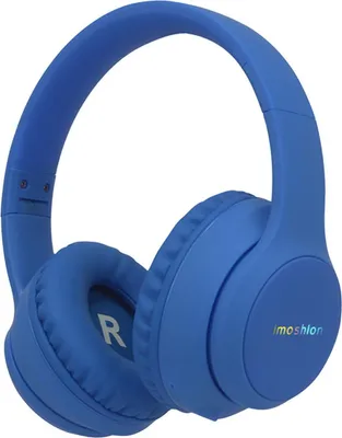 Productafbeelding van imoshion Draadloze Kinderkoptelefoon LED Light - Decibelbegrenzer - Met AUX kabel - Cobalt Blue