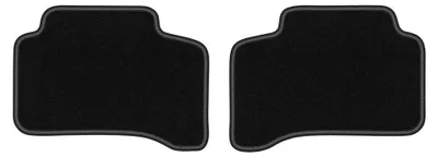 Image de Tapis arrière en moquette pour Jaguar X-Type 2001-2009 (break/berline) – 2 pièces, noirs, sur mesure – Wielganizator LUX