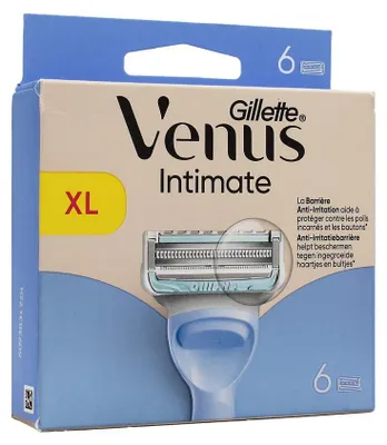 Obrázok produktu pre Gillette Venus, náhradné holiace hlavice na intímne holenie, 6 kusov
