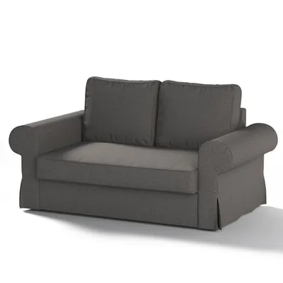 Produktbild von Dekoria Bezug für Backabro 2-Sitzer Sofa ausklappbar, dunkelgrau, Bezug für Backabro 2-Sitzer Sofa