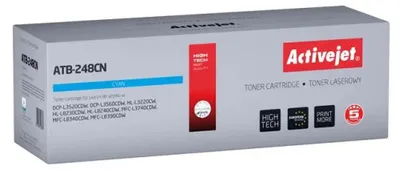 Obrázek produktu pro Activejet ATB-248CN Toner pro tiskárny Brother; náhradní Brother TN248C; Supreme; 1000 stran; modrý), 1000 str., Modrá, 1 kusů