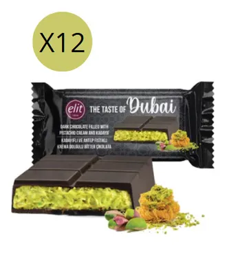 Produktbild von ELIT Dubajská tmavá čokoláda 12 x 90g