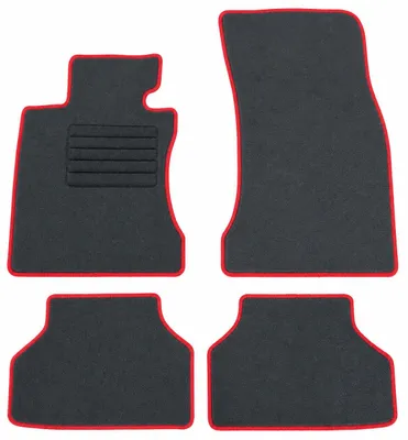 Produktbild von Fußmatten-Set für 5er BMW E60/E61 Touring, 07/2003-02/2007, 4-teilig, Schwarz