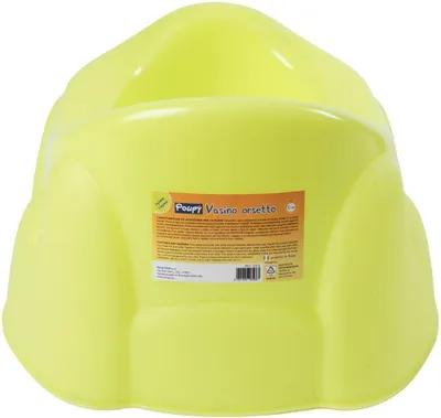Image de Poupy Pot Poupy vert pratique et mignon en forme d'ours pour les jeunes enfants avec siège confortable et protection pratique contre les éclaboussures