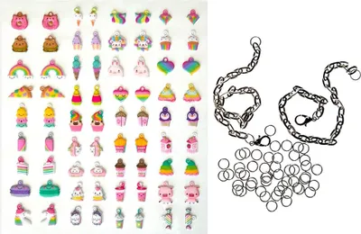 Produktbild von DIY Regenbogenketten-Charm-Armbänder
