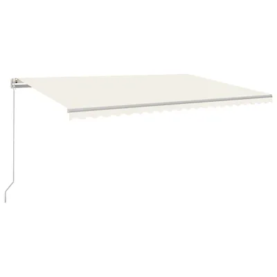 Produktbild von vidaXL Markise Manuell Einziehbar 500x350 cm Creme