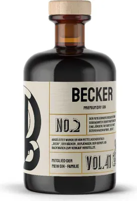 Produktbild von Mein Gin - Beckers Premium Dry Gin No2 - Der Becker Gin 0,5L (41% Vol)