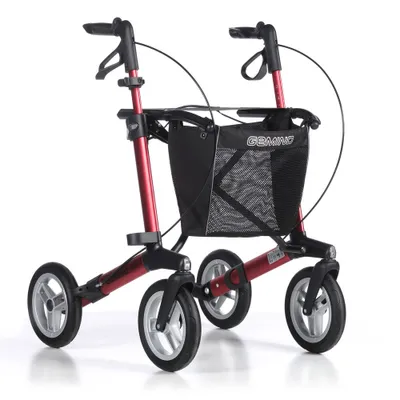 Produktbild von Sunrise Medical Gemino 30 M scarletrot Leichtgewichtrollator Farbe: scarletrot