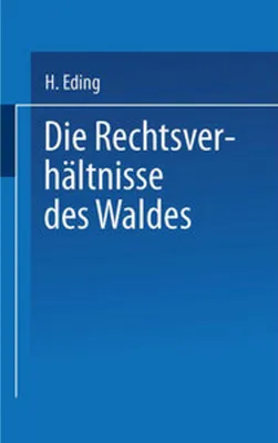 Immagine prodotto di Die Rechtsverhältnisse des Waldes