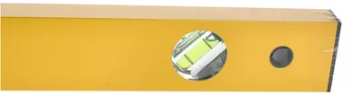 Imagen del producto de Nivel de burbuja de 60 cm, alta precisión de medición, fabricado en aluminio y plástico, con 3 ampolletas, ideal para trabajos de construcción