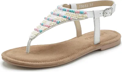 Produktbild von LASCANA Sandale Zehentrenner, Pantolette, Sandalette, Sommerschuh weiß Größe 39