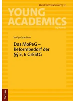 Immagine prodotto di Das MoPeG - Reformbedarf der §§5,6 GrEStG