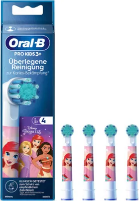 Produktbild von Oral-B Pro Kids Cars/Princess Mix 4er, Aufsteckbürste