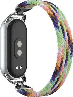 Zdjęcie produktu dla INF Stylowa, pleciona, nylonowa, elastyczna opaska na nadgarstek do Xiaomi 9 Wielobarwność