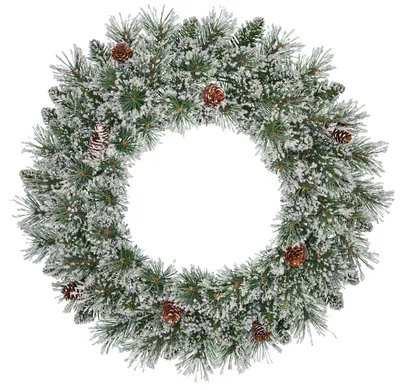 Produktbild von Black Box Trees Vandans Weihnachtskranz - Ø60 cm - Frosted Green