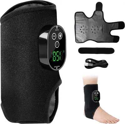 Produktbild von 3-in-1 kabelloser elektrischer Fußmassager, 3 Massageaufsätze, 6 Wärmestufen