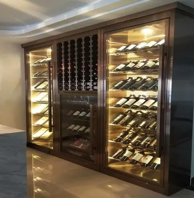 Produktbild von Weinlagerungsschrank Weindisplay Weinschrank Flaschenregal Weinlagerregal