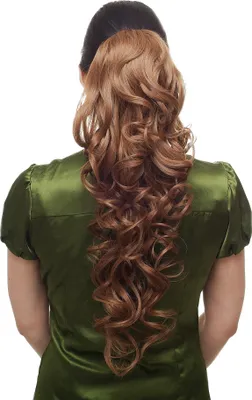 Produktbild von WIG ME UP Zopf, lockig, Gummizug, Braun WK03-58
