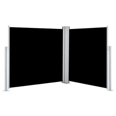 Produktbild von Ausziehbare Seitenmarkise Schwarz 100 x 600 cm