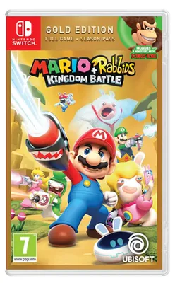 Produktbild von Nintendo Games Switch Mario + Rabbids Kingdom Battle Gold Edition Golden PAL Golden PAL