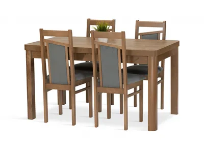 Obrázek produktu pro Jídelní sestava KINGA stůl + 4 židle