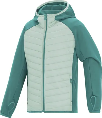Produktbild von Regatta Hybrid Softshelljacke Andreson für Kinder, Farbe:Hellgrün, Kinder Größen:164