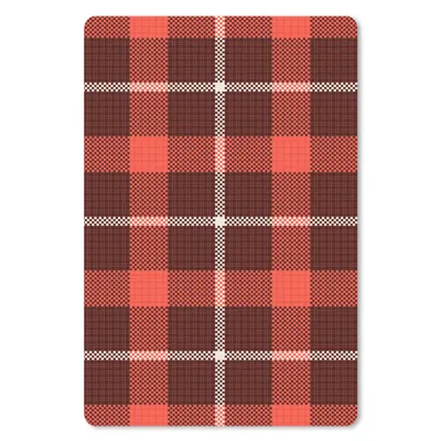 Produktbild von MuchoWow® Mauspad Mousepad Tartan - Kariert - Rot - Muster 18x27 cm - Mousepads - Maus Mat - Pad - Mausunterlage