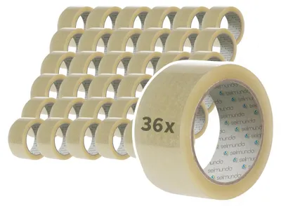 Produktbild von selmundo 319, PP-Packband, 50mm x 66m, transparent 36