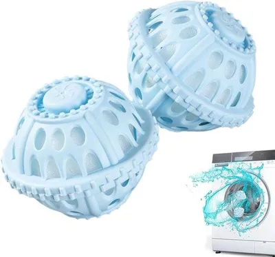 Immagine prodotto di Confezione da 2 palline per lavatrice e asciugatrice | Deodorante, detergente per la casa, ideale per la casa, i viaggi, le lavanderie a gettoni e gli studenti