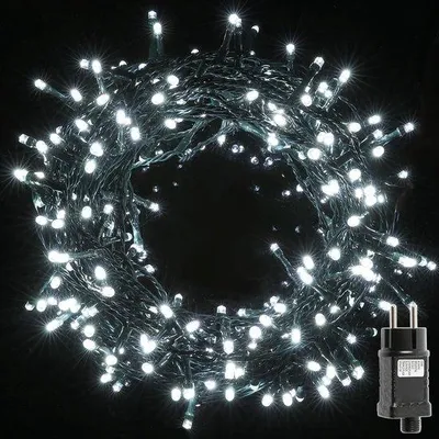 Produktbild von LED Lichterkette mit Stecker - Wasserdicht - 100 LED - Grün