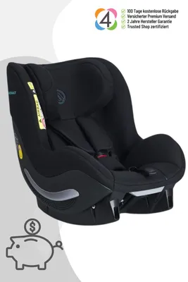 Produktbild von Avionaut AeroFix Smart - Reboard Kindersitz (0-18 kg), Farbe Kindersitz:Black