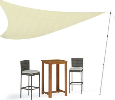 Produktbild von vidaXL Teleskop-Tarpstangen 102-260 cm 2 Stk. Aluminium