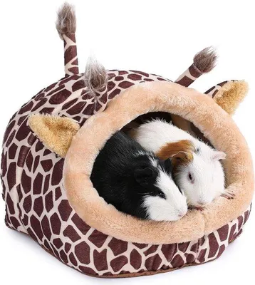Produktbild von Meerschweinchen Versteckhütten Zubehör Tunnel für Hauskaninchen Bett