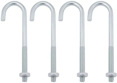 Productafbeelding van Schroefdraadbeugel, 150 mm - M10 - Koolstofstaal - Gecoat - Veiligheidsdraad - Stootvast