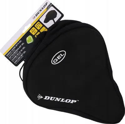 Immagine prodotto di Dunlop coprisella per bicicletta in gel - Comodo coprisella che protegge dall'usura con coulisse per il fissaggio 24x27 CM Nero