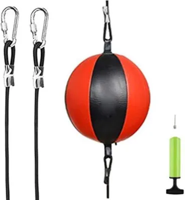 Produktbild von Famanu Boxsack Speedball - Rot und Schwarz
