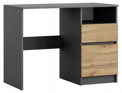 Produktbild von Schreibtisch Anthrazit Wotan - 100 cm - Mit Schublade - Modernes Design - Jugendbüro