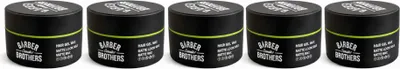 Produktbild von Matte Look Hair Wax 150 ml – Extra starker Halt Haarwachs Matt Barber Brothers Cosmetics 5 Stück