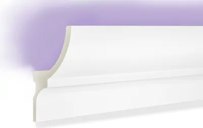 Produktbild von LED Profile aus Polyurethan- Indirekte Beleuchtung mit Stuckleisten, leicht & lichtundurchlässig - (20 Meter KF714) Zierleisten Zubehör Wand Leiste Eckleisten