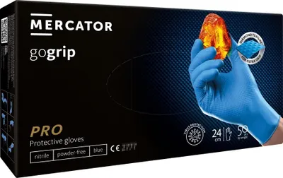 Produktbild von MERCATOR Einweghandschuhe MER20315 Nitril