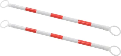 Produktbild von "2026 Promotion" Teleskopstangen für Leitkegel 2 Stk. - Hohe Qualität - Kunststoff 116-197 cm - Sicherheitsspiegel CC786
