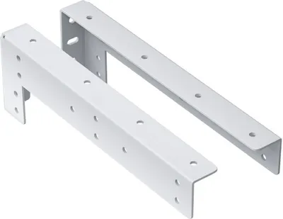 Produktbild von Regalhalterung Regalträger Regalhalter Regal Winkel Wand verdeckte Montage Weiß 280x100mm